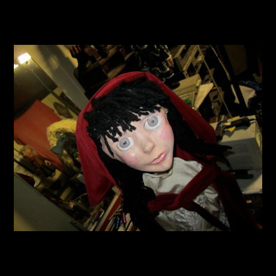 red riding hood puppet